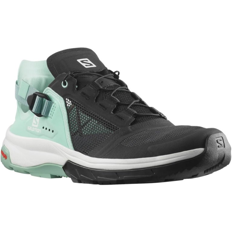 Tênis De Caminhada Salomon Tech Amphib 4 Feminino Pretas Verdes | PT W68504